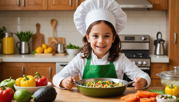10 astuces ludiques pour éveiller les enfants à la cuisine végétarienne avec joie